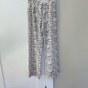 L’Atiste graphic wide leg pants size S